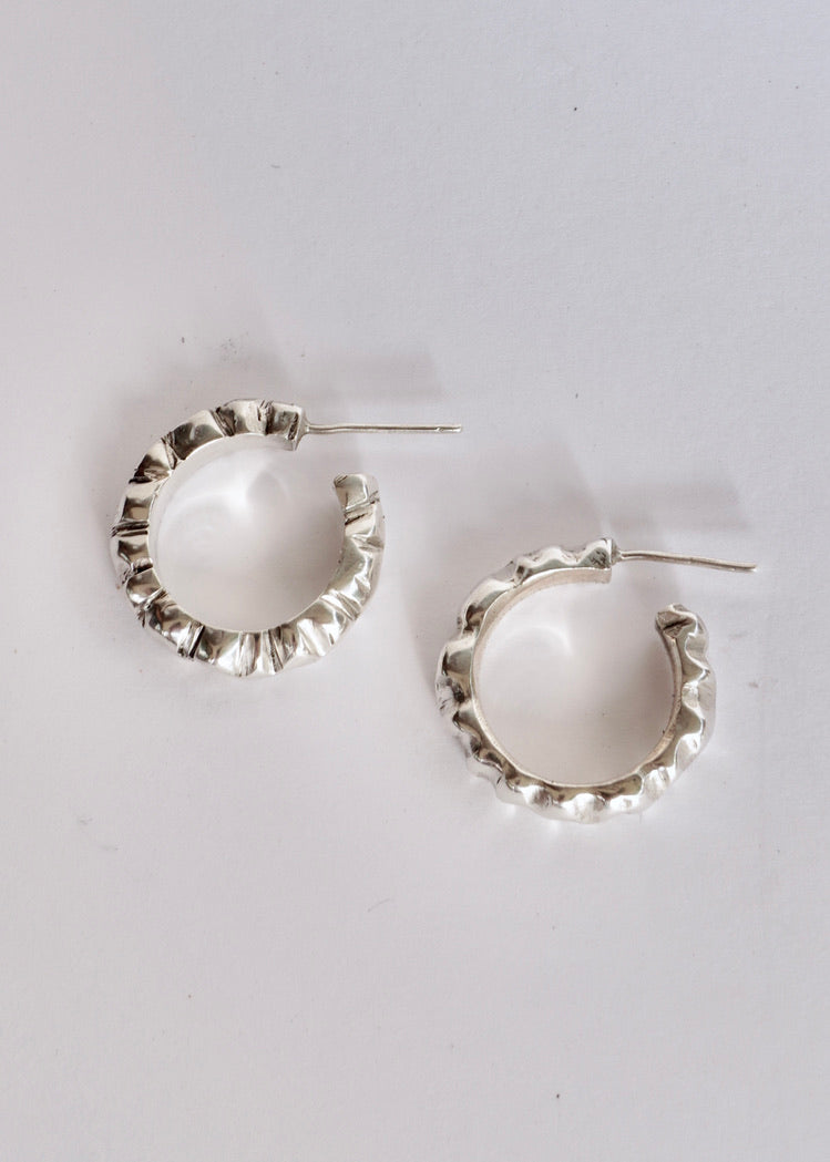 Rock Hoop Earrings