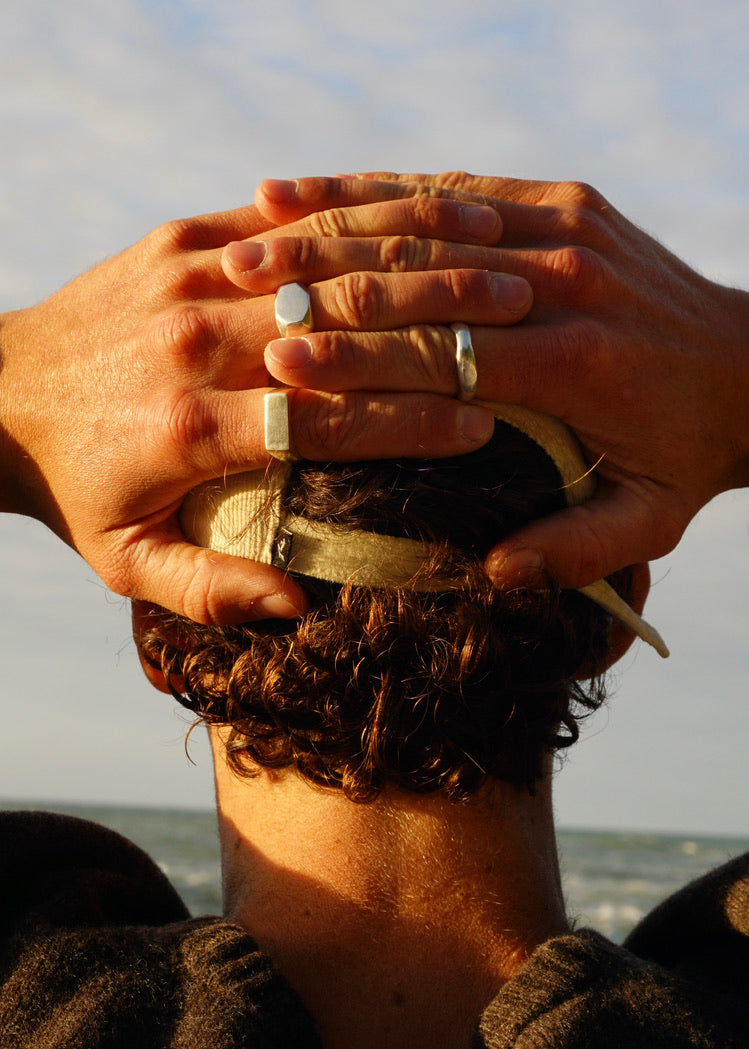 Wavy Ring - U 1/4 (MENS)